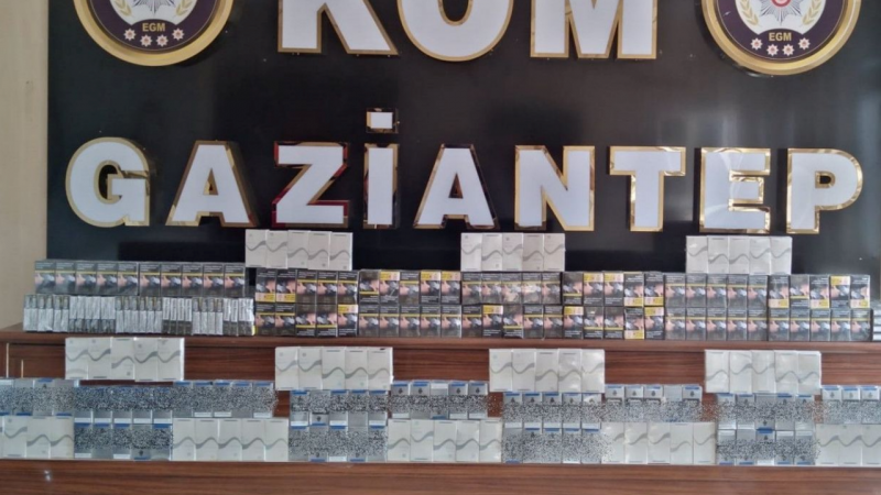 Gaziantep’te 3 milyon 680 bin adet boş makaron ele geçirildi….TIKLA İZLE