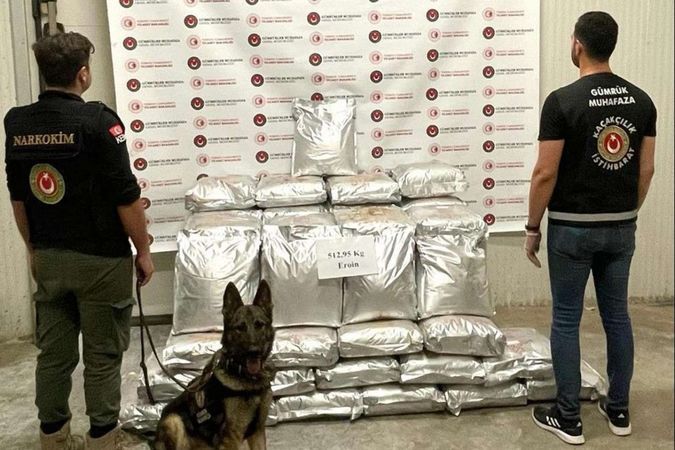 Esendere Gümrük Kapısı’nda 513 kilogram eroin ele geçirildi