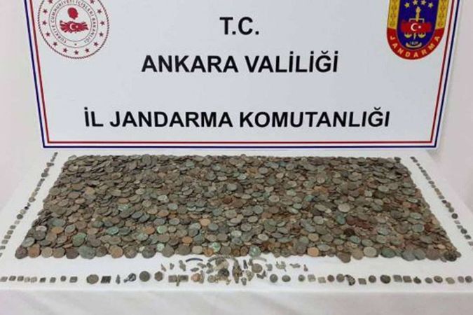 Ankara’da 3 milyon lira değerinde tarihi eser ele geçirildi