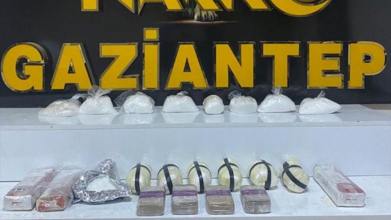 Gaziantep’te tırda 11 kilogram uyuşturucu ele geçirildi