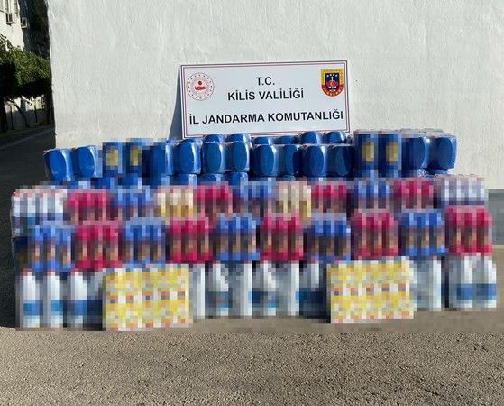Kilis’te kaçak çamaşır suyu operasyonu