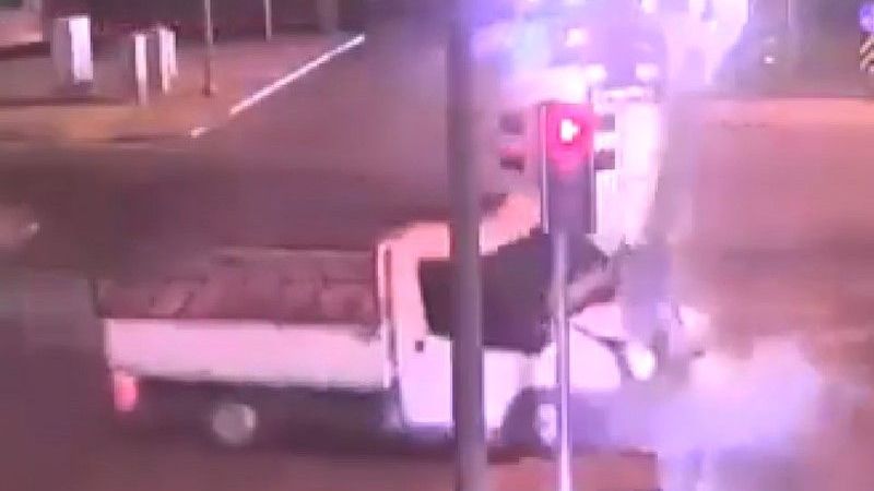 Gaziantep’teki trafik kazaları kameralarda