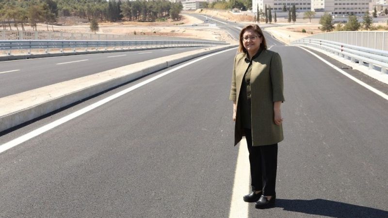 Gaziantep’te yeni yapılan yol kavşaktaki trafik yükünü hafifletecek