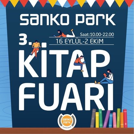 Sanko Park Alışveriş Merkezi 3. Kitap fuarı başlıyor