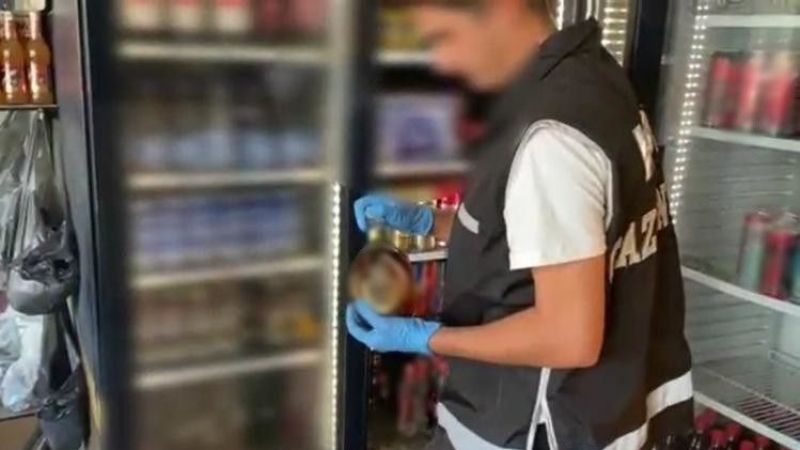 Gaziantep’te kaçak alkole ”zincir” darbesi