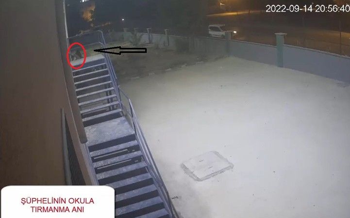 Okuldan kablo çalan şahıs tutuklandı