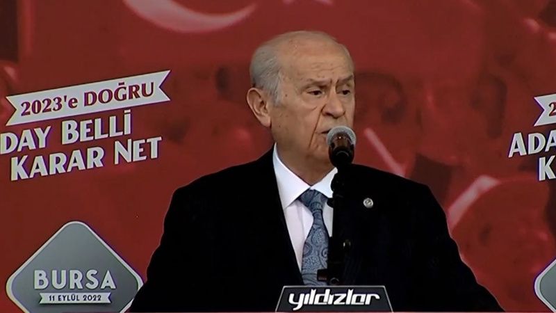 Bahçeli’den ‘HDP’ye bakanlık verilebilir’ sözüne sert tepki. Bahçeli’den 2023 mesajı. Erdoğan’ın adaylığı için net konuştu