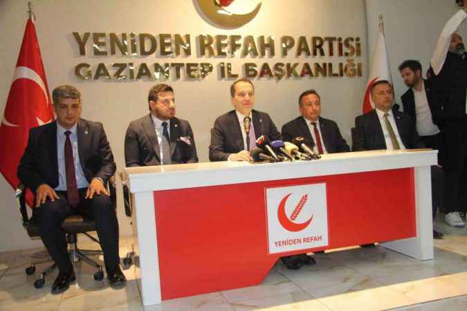Fatih Erbakan Gaziantep’te konuştu: MİLLET İTTİFAKINA OY YOK!