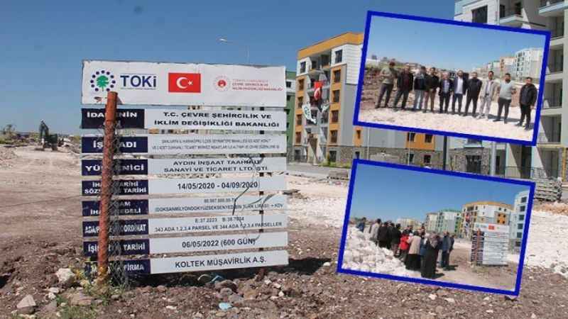 TOKİ projesi mağdur etti: 1 yıldır anahtar teslimi yapılmadı, protesto edildi!