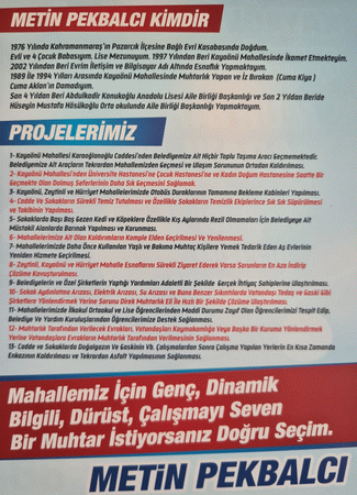 GAZİANTEP’İN BU MAHALLELERİNE ÇÖZÜM OLACAK MUHTAR ADAYI! Kayaönü, Zeytinli Ve Hürriyet Mahallesine Sorunları Çözecek Muhtar Adayı Metin Pekbalcı