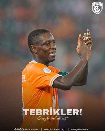 Max Gradel’in Afrika Uluslar Kupası’ndaki başarısı Gaziantep Futbol Kulübü tarafından övgüyle karşılandı.