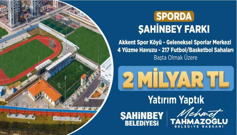 Şahinbey Belediyesi’nden Gençlere Spor İmkanı