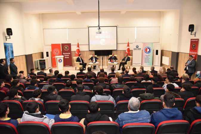 Gaziantep’te sanayicilerle meslek lisesi öğrencileri buluştu