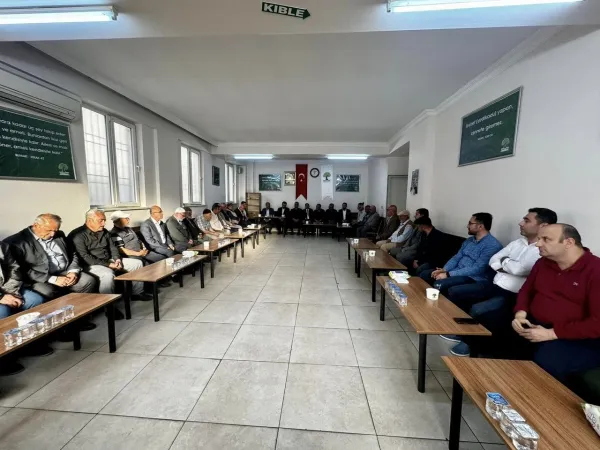 Teşkilat Üyeleri Abdullah Yeşilbağ’a Taziye Ziyaretinde Bulundu
