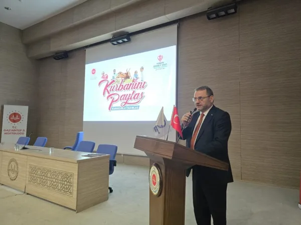 Gaziantep’te Din Hizmetleri Genel Müdürü Dr. Şaban Kondi’nin Katıldığı Toplantı Düzenlendi