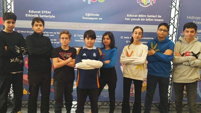 SANKO okulları robot yarışmasında türkiye ikincisi oldu