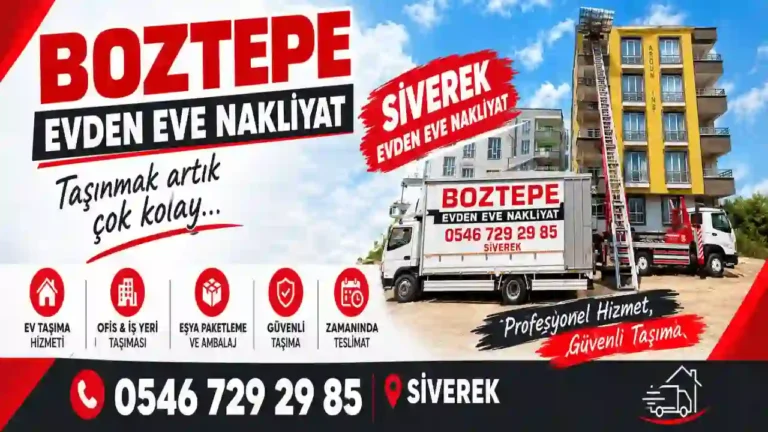 Siverek’te Ev Taşımacılığında Doğru Hizmet Seçimi